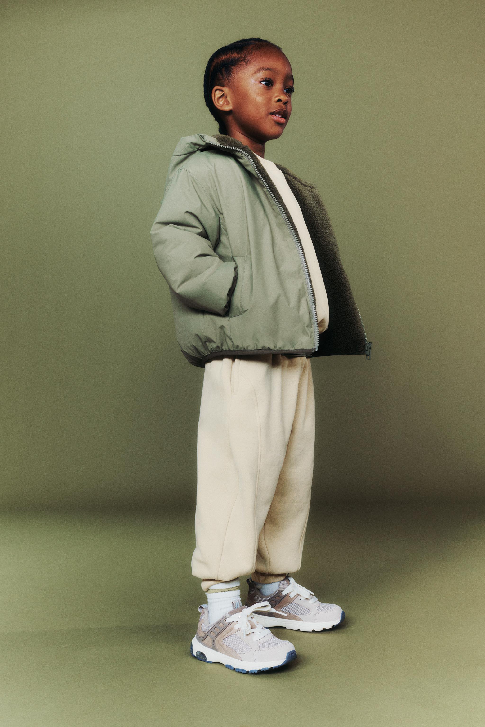 FLOCKED LOGO JOGGER PANTS